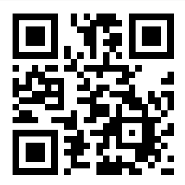 QR Code that links to the correct app download location.