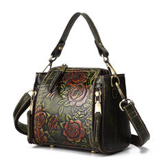 Retro Genuine Leather Crossbody Bag