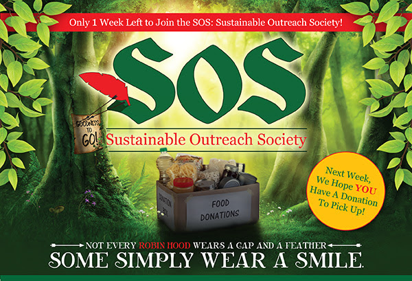 Only 1 Week Left To Join The SOS: Sustainable Outreach Society!