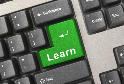 Green Enter Key with text "Learn"