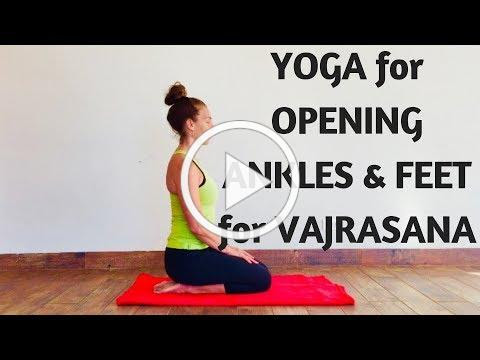 Yoga for Opening Ankles and Feet for Vajrasana | Yoga with Meditation Mutha