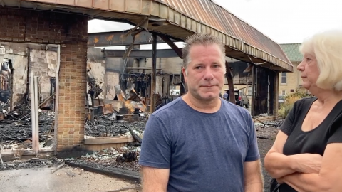 Kenosha Store Owner Sobs While Watching Her 35-Year Business Burn After Rioters Set Blaze