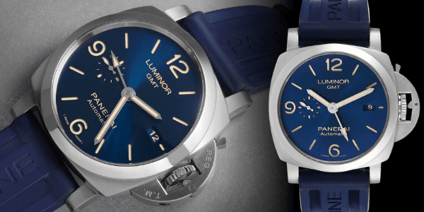 Panerai Luminor 1950 3 Days GMT 44mm Blue Dial Watch PAM01033