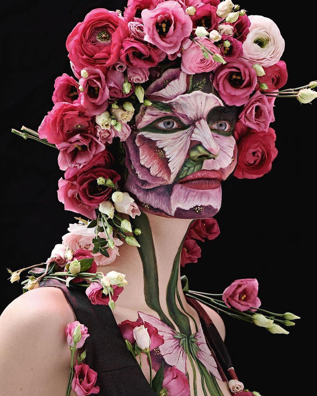 Bỏ nghề gõ đầu trẻ sang làm chuyên gia makeup, cô gái gây sốt MXH với những tác phẩm body-painting cực dị - Ảnh 13. Bỏ nghề gõ đầu trẻ sang làm chuyên gia makeup, cô gái gây sốt MXH với những tác phẩm body-painting cực dị - Ảnh 13.