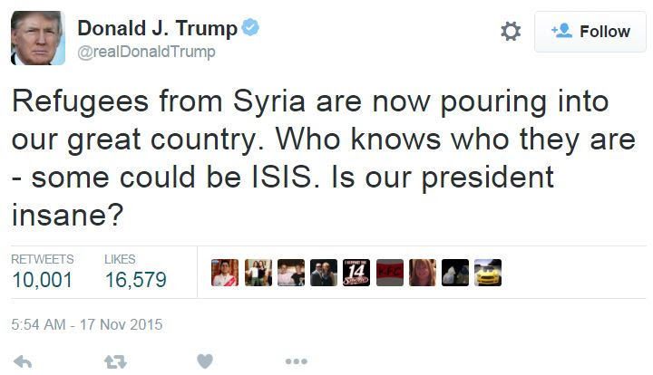 trump-syrian-refugees-tweet