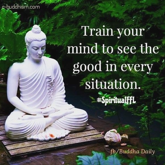 Train your mind to see the good in every situation. #buddha quotes #buddhism #spiritualFFL