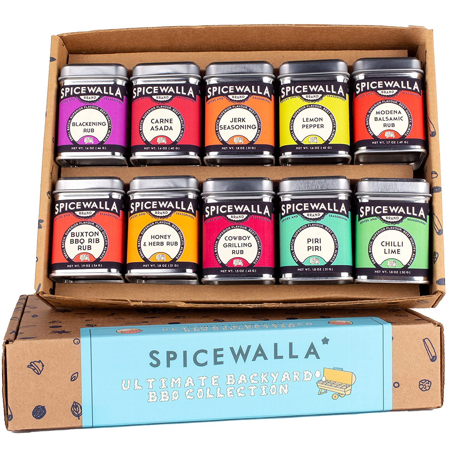 Image of Spices and Seasonings Set | 10 Spices Gift Set