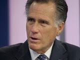 Sen. Mitt Romney, R-Utah, speaks with KSL-TV&#39;s Doug Wright during an interview in Salt Lake City on Thursday, Feb. 6, 2020.  Republicans in the state are unusually divided on the president, so while some were heartened to see Romney cast what he described as an agonizing vote dictated by his conscience, Trump supporters were left angry and frustrated.  (Laura Seitz/The Deseret News via AP)