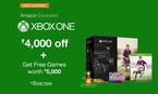  Rs.4000 off on Xbox one + free games worth 5000