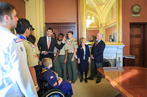 Taking time with the Boy Scouts of America