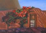 Sante Fe Adobe landscape painting by Patty Ann Sykes - Posted on Thursday, January 22, 2015 by Patty Sykes