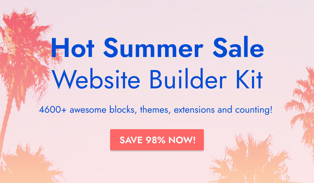 SUMMER SALE: 98% Off Mobirise Website Builder Kit 