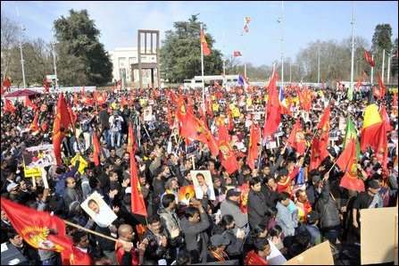 Tamil protesters in Geneva