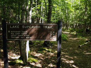 An intricate network of trails provides the backbone of Porcupine Mountains Wilderness State Park.