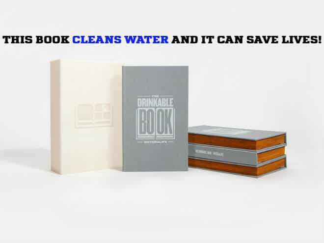 Amazing Invention! This Drinkable Book Cleans Water!