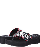 See  image Roper  Glitter Zebra Print Wedge Sandal 