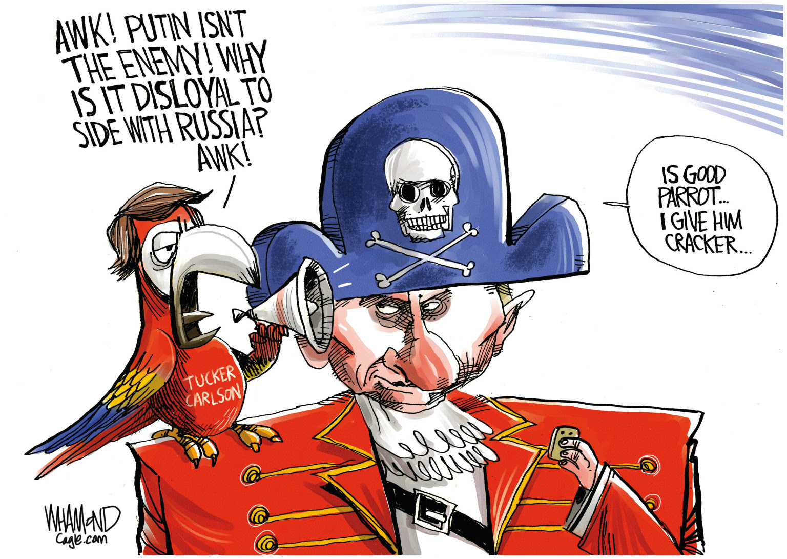 FOX News and Tucker Carlson echo Putin propaganda