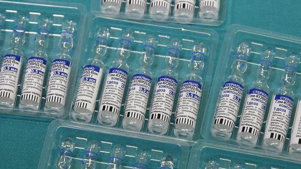 
Vials containing Russia's Sputnik V vaccine for COVID-19 are seen at the San Marino State Hospital, in San Marino on April 9, 2021. 