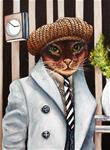 Cats in Clothes   Too Cool Charlie by k Madison Moore - Posted on Wednesday, February 18, 2015 by K. Madison Moore