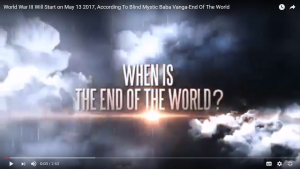 World War III Will Start on May 13 2017, According To Blind Mystic Baba Vanga-End Of The World In 2017