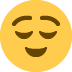 Relieved face