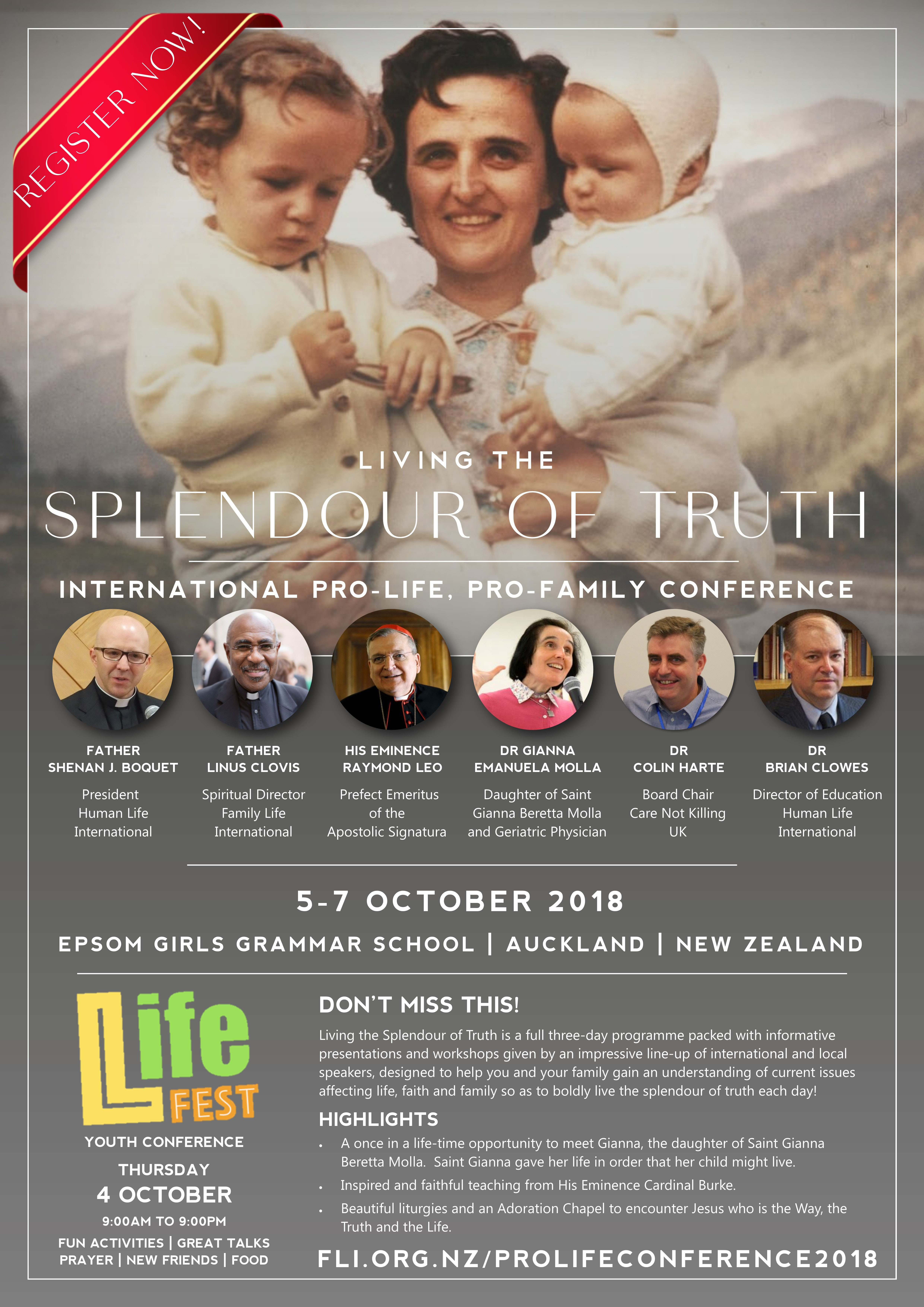 Living the Splendour of Truth Conference
