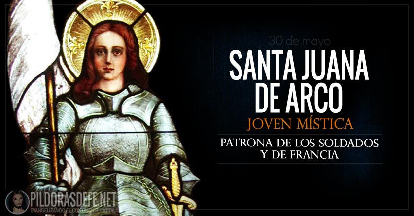 santa juana de arco mistica patrona de los soldados y de francia