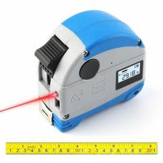 DANIU 2 in1 30M Laser Rangefinder 5M Steel Tape