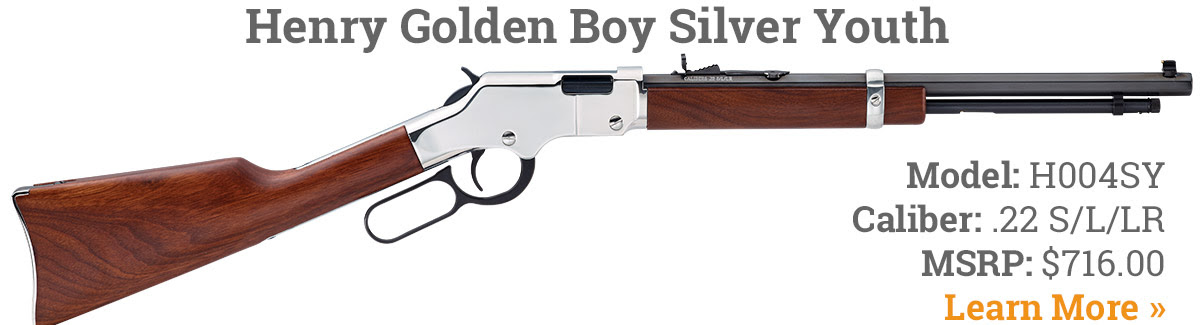 Henry Golden Boy Silver Youth Rifle