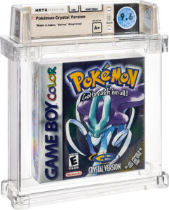 Pokemon Crystal Version - Wata 9.6 A+ Sealed ['Series' Misprint, Early Production], Game Boy Color Nintendo 2001 USA
