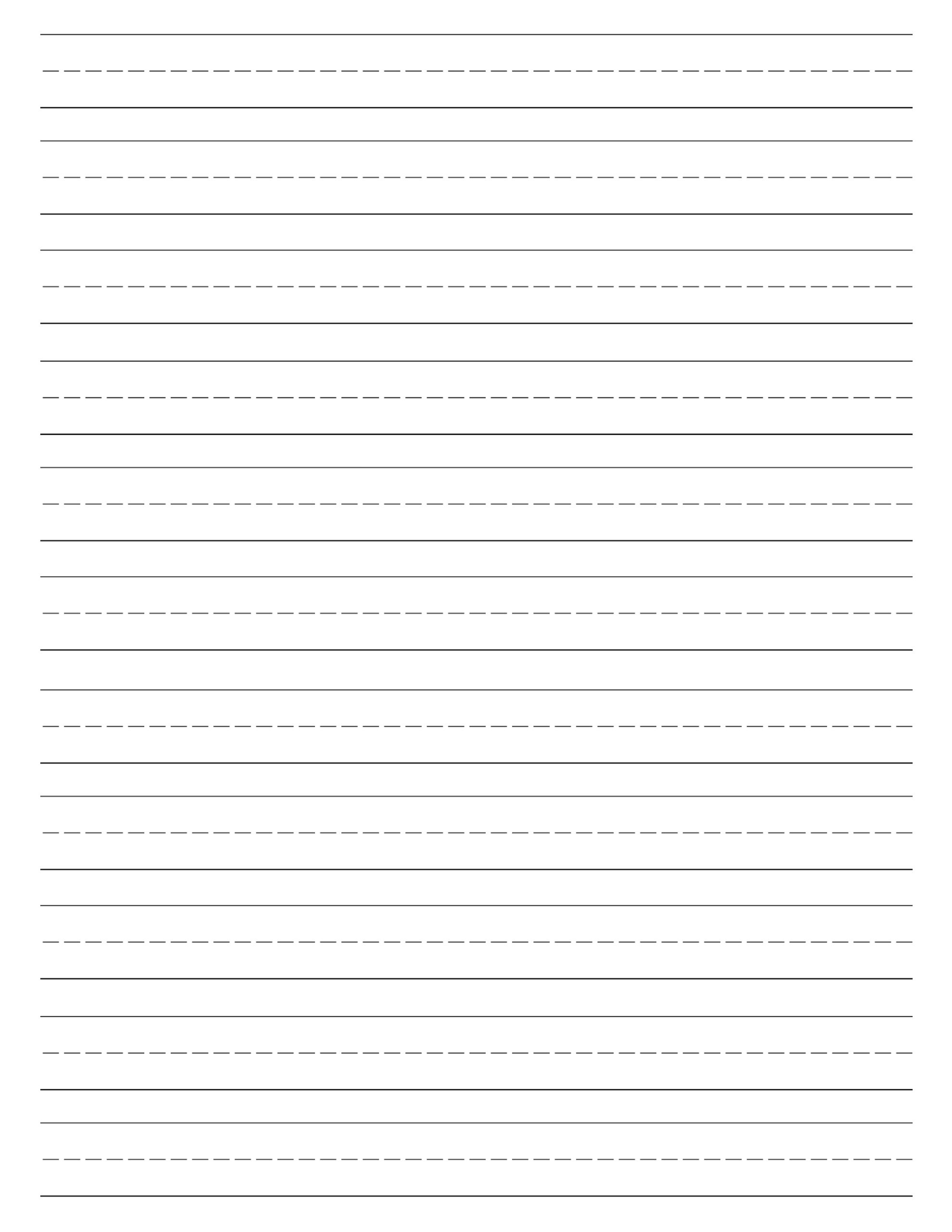 Free Printable Lined Paper {Handwriting Paper Template} Paper Trail