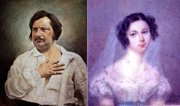 Оноре де Бальзак и Эвелина Ганская.