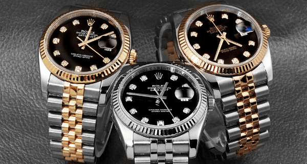 Rolex Datejust Steel Yellow Gold, White Gold, and Rose Gold Watches