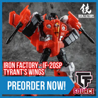 Transformers News: TFSource News - MP-43, Newage, MT Striker Manus, ZT Kronos Combiner Figures, Iron Factory and More!