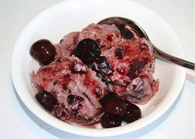 Cherry Coconut Protein-Rich Ice Cream