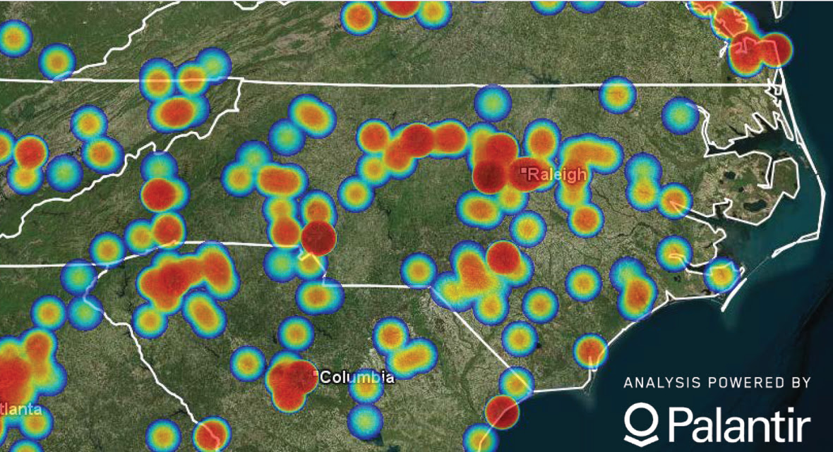 NC map of HT