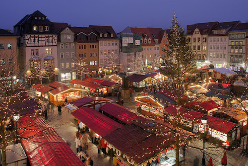 christmas market in Jena, Germany 