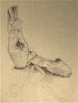 Ballet Shoes I - Posted on Tuesday, January 6, 2015 by Jules Art Gallery