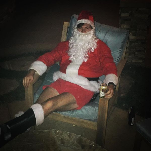Santa Claus wearing Hammies