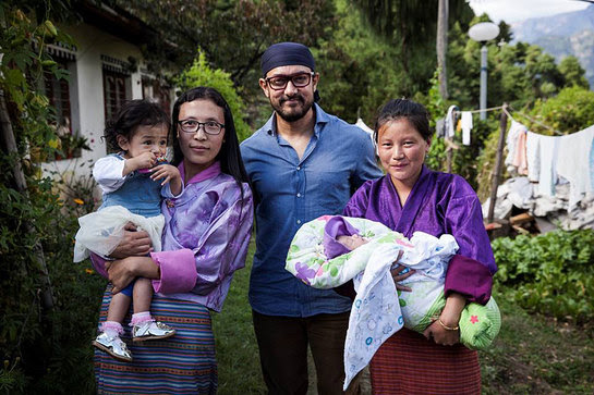 Aamir Khan in Bhutan to help advocate against malnutrition