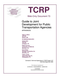 Guide to Joint Development for Public Transportation Agencies: Appendices