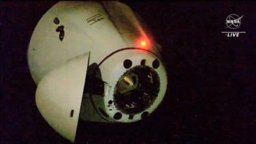 SpaceX Dragon Cargo Spacecraft Undocks