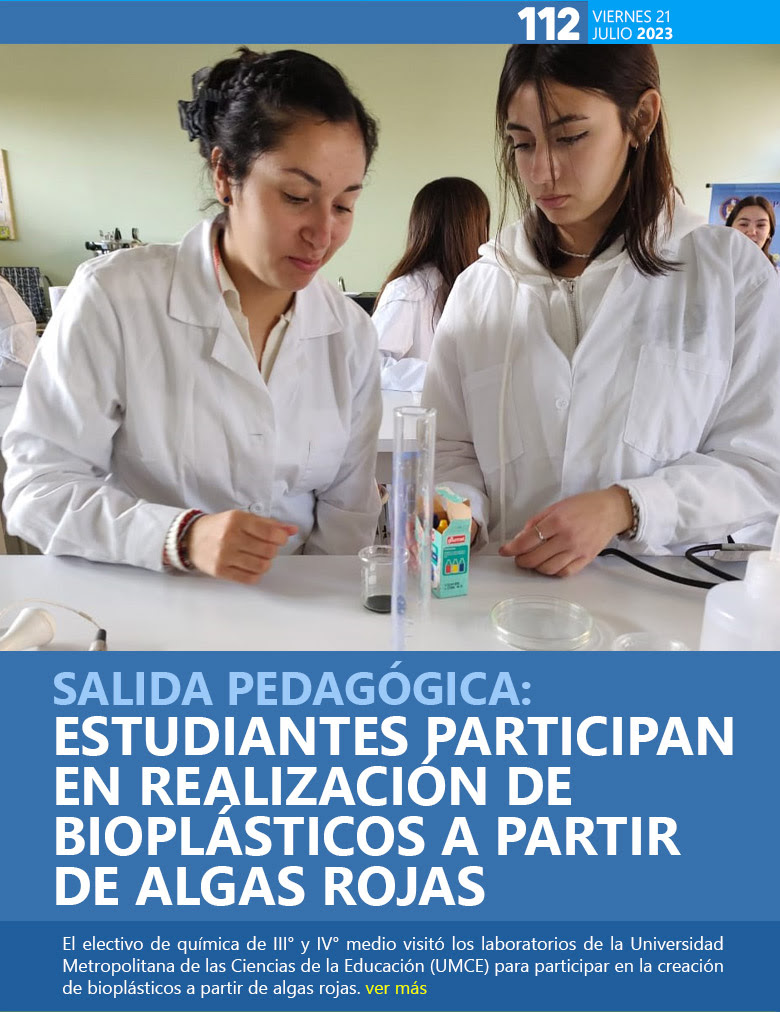 Salida Pedagógica: Estudiantes participan en realización de bioplásticos a partir de algas rojas