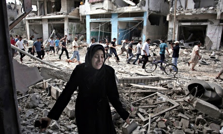 Palestinian woman in Gaza City