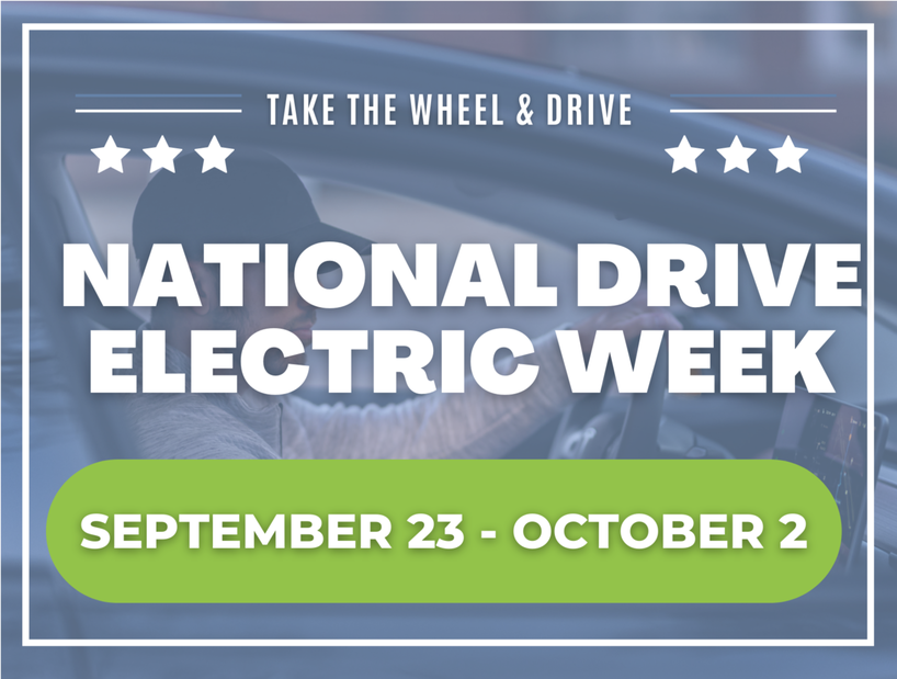 National Drive Electric Week is Friday, September 23 Sunday, October