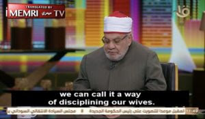 Al-Azhar Islamic law prof: beating is ‘suitable for a rebellious wife, who oversteps boundaries set by Allah’
