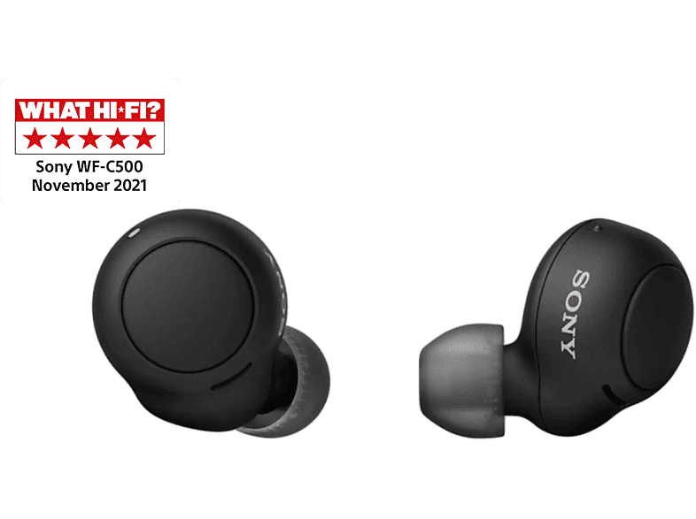 SONY WF-C500B TWS vezeték nélküli fülhallgató mikrofonnal, fekete