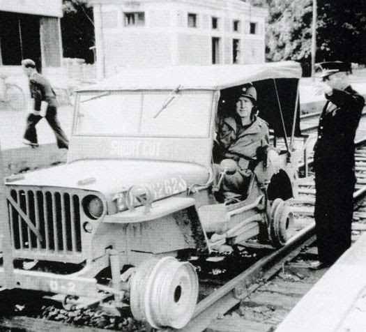 he Willys MB rail fitting above (called a â€œShort Cutâ€)          was created because although many 3rd world countries had          established rail systems, working roads were in short supply.          This innovation was a success.