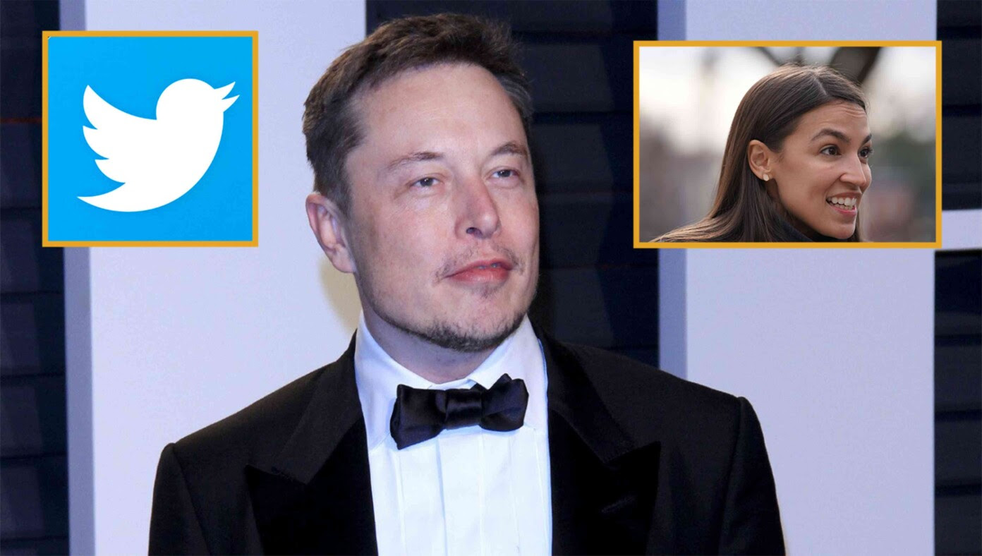 In Phenomenal Two-For-One Deal, Elon Musk Now Owns Both Twitter And AOC