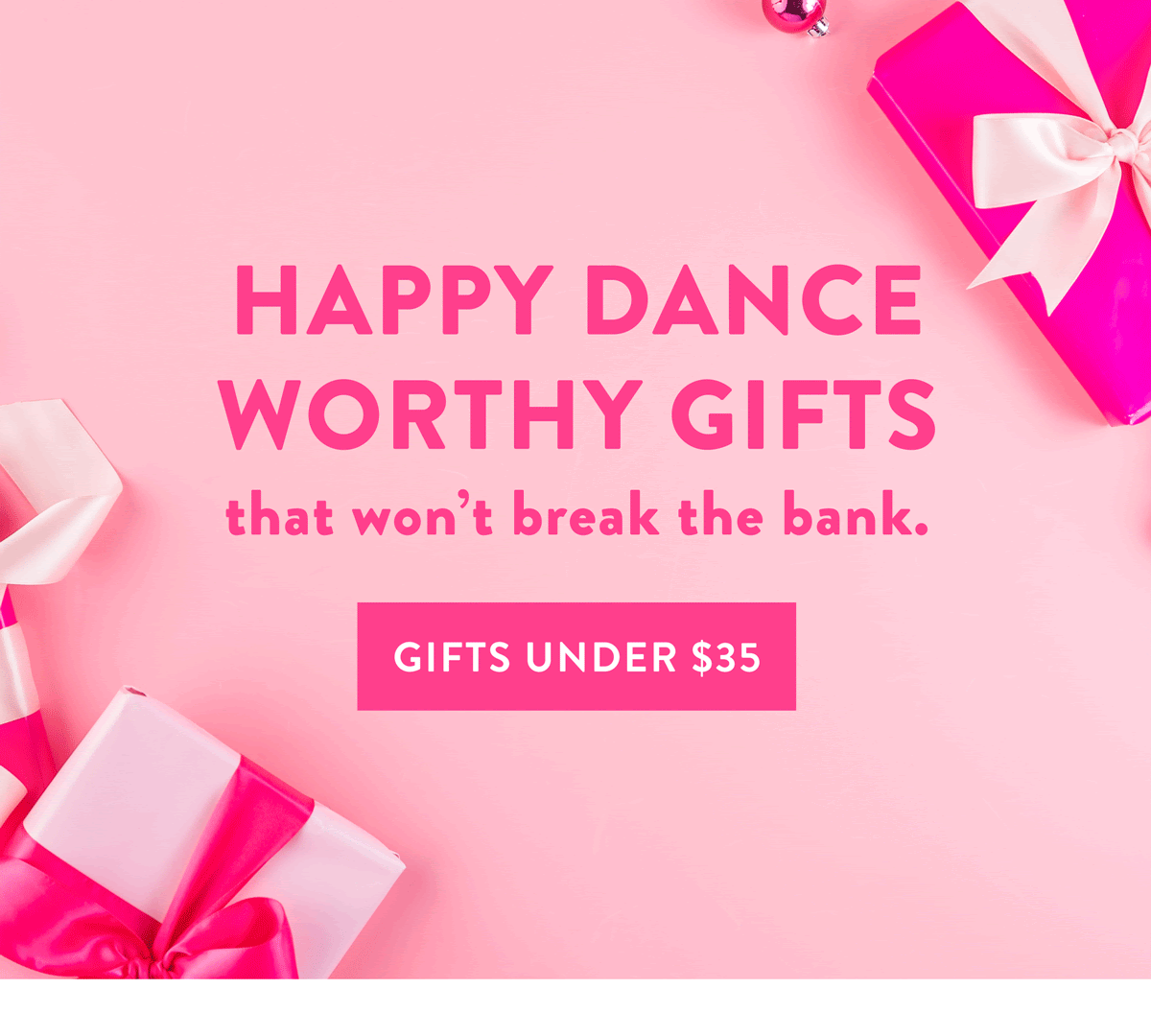 Happy dance worthy gifts that won't break the bank.